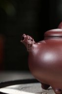 《八面威風》宜興紫砂壺工藝美術師手工紫泥創新壺