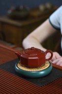 《八方納福》大紅袍清全手工老師作品收藏