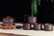 《一品竹段套組》經典紫砂壺竹段宜興名家全手工實力派名家泡茶壺茶具紫泥