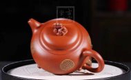 《獅韻》紫砂壺全手工茶壺老師小紅泥，絞泥（段泥、紫泥、綠泥等）壺