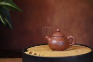 《潘壺》宜興紫砂壺手工助理工藝美術(shù)師大師收藏級(jí)茶壺紫泥潘壺