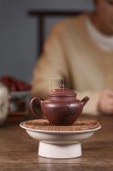 《鏡圓》宜興紫砂壺實力派名家手工文革紫泥
