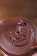 《望子成龍》宜興紫砂壺底槽青純手工工藝美術師泡茶壺特價茶具