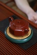 《八方納福》大紅袍清全手工老師作品收藏
