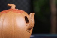 《銀杏壺》宜興紫砂茶壺高級工藝美術師段泥（配紅泥）創新壺
