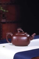 《清心雅逸》宜興紫砂壺工藝美術師純手工創新壺泡茶壺底槽青茶具