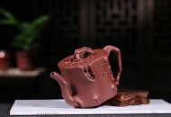 《明式梅樁》紫砂壺宜興高級工藝美術(shù)師手工底槽青梅樁泡茶壺茶壺