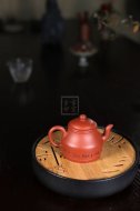 《飲月》宜興市紫砂壺紅皮龍全手工工藝美術師制作月飲茶具套壺