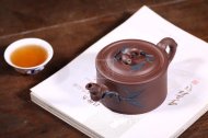 《雙色竹段》宜興名家紫砂壺工藝美術師手工優質底槽青竹段茶壺功夫茶具