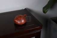 《刻繪石瓢》宜興工藝美術師工紫砂壺家藏大紅袍石瓢