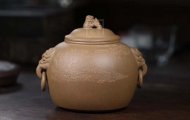 《汲古茶倉》宜興純手工紫砂壺黃段茶壺茶具