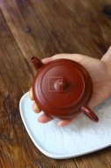 《婉燈》宜興紫砂壺實力派藝人手工刻繪大紅袍泡茶壺具