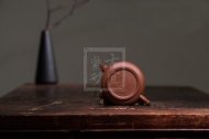 《扁竹》宜興正宗紫砂扁竹壺名家范玲手工助理工藝美術師功夫泡茶壺茶具底槽青