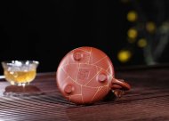 《金絲石瓢》宜興紫砂壺工藝美術師手工大師大紅袍泡茶器石瓢