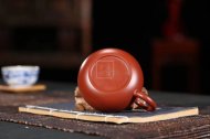 《西施壺》宜興紫砂壺全手工助理工藝美術師茶具純泡茶壺大紅袍西施
