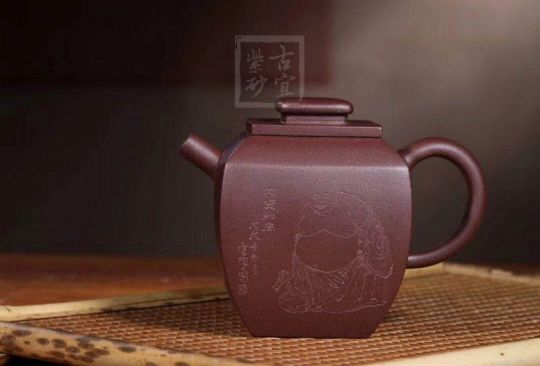 《四方巨輪》宜興名家紫砂壺工藝美術(shù)師手工紫泥巨輪泡茶壺茶具家用套裝