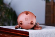 《環龍三足》宜興國家工藝美術師工紫砂壺底槽青茶壺茶具