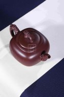 《清心雅逸》宜興紫砂壺工藝美術師純手工創新壺泡茶壺底槽青茶具