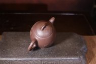 《秦權》宜興紫砂壺助理工藝美術師純手工禮品茶具紫泥秦權茶壺