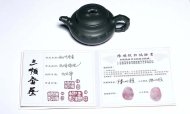 《仿古竹節(jié)壺》名家高級(jí)工藝美術(shù)師手工家民國(guó)綠紫砂壺仿古系列收藏家用茶壺
