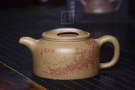 《牛蓋蓮子》宜興紫砂壺助理工藝美術師手工茶壺茶具本山綠泥牛蓋蓮子
