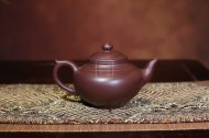 《笑櫻》宜興笑櫻紫砂助理工藝美術師胡小香手工紫泥泡功夫茶壺套壺