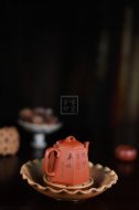 《六方錦華》經典紫砂壺六方宜興全手工工藝美術師泡茶壺茶具朱泥