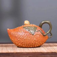 《金鈴子》宜興紫砂壺段泥高級工藝美術師手工茶壺茶具