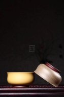 《荷塘月色》宜興紫砂壺工藝美術(shù)員手工紫泥粉漿茶壺泡茶具