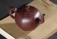 《六方美人肩》宜興紫砂壺工藝美術師手工茶壺茶具100目紫泥美人肩