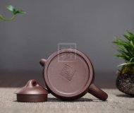 《秦權(quán)》宜興實力派名家手工秦權(quán)紫砂壺茶壺茶具紫泥
