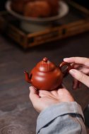 《梨形》宜興紫砂壺實力派名家純手工朱泥泡茶壺梨形茶具