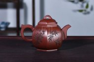 《尊六方》宜興六方紫砂壺底槽青純手工高級工藝美術師泡茶壺特價茶具